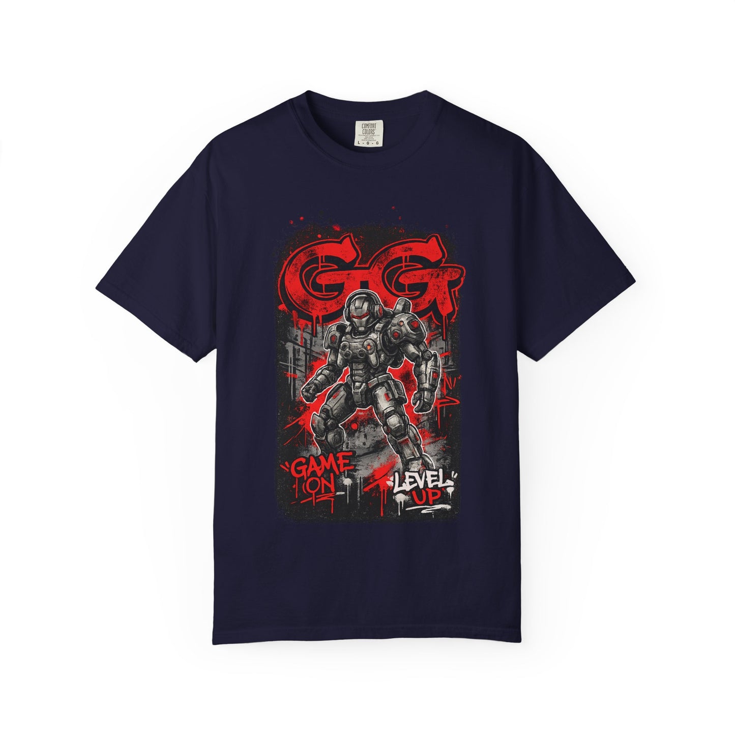 GG Game On Level Up Tee — Gamer Graphic T-Shirt