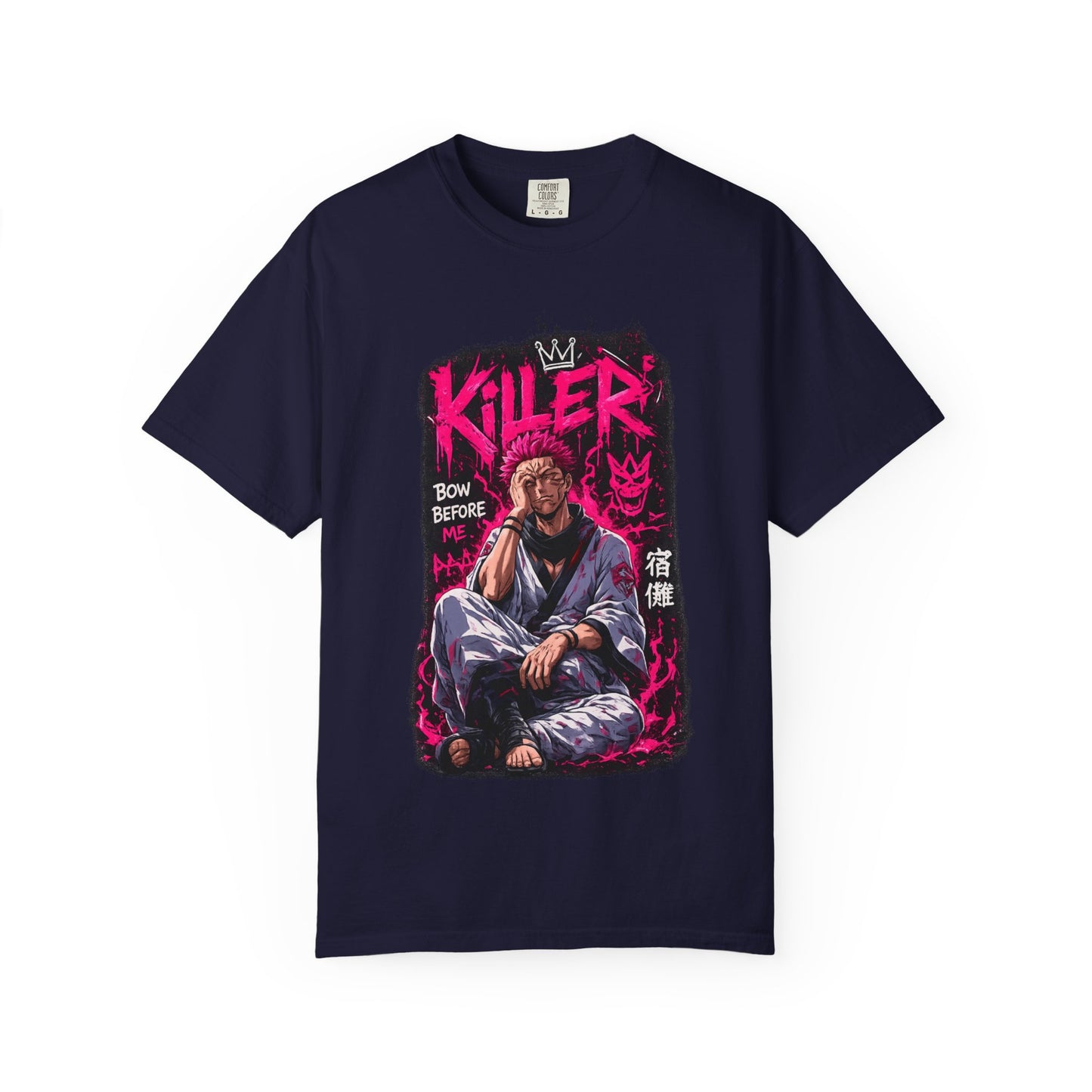 Killer Streetwear T-Shirt — 'Bow Before Me' Anime Graphic Tee