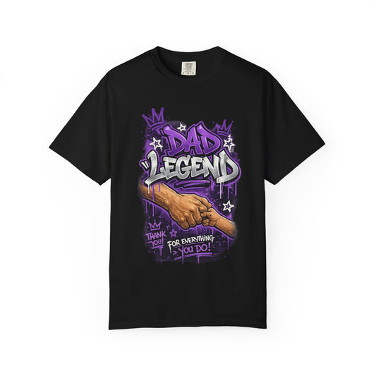 Dad Legend graffiti hands illustration T-Shirt | Thank You For Everything design