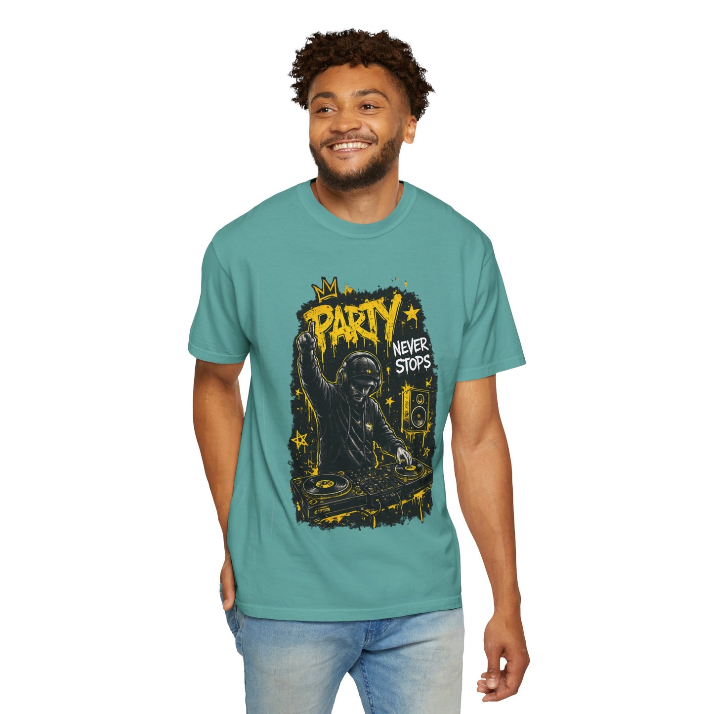 Party Never Stops DJ T-Shirt