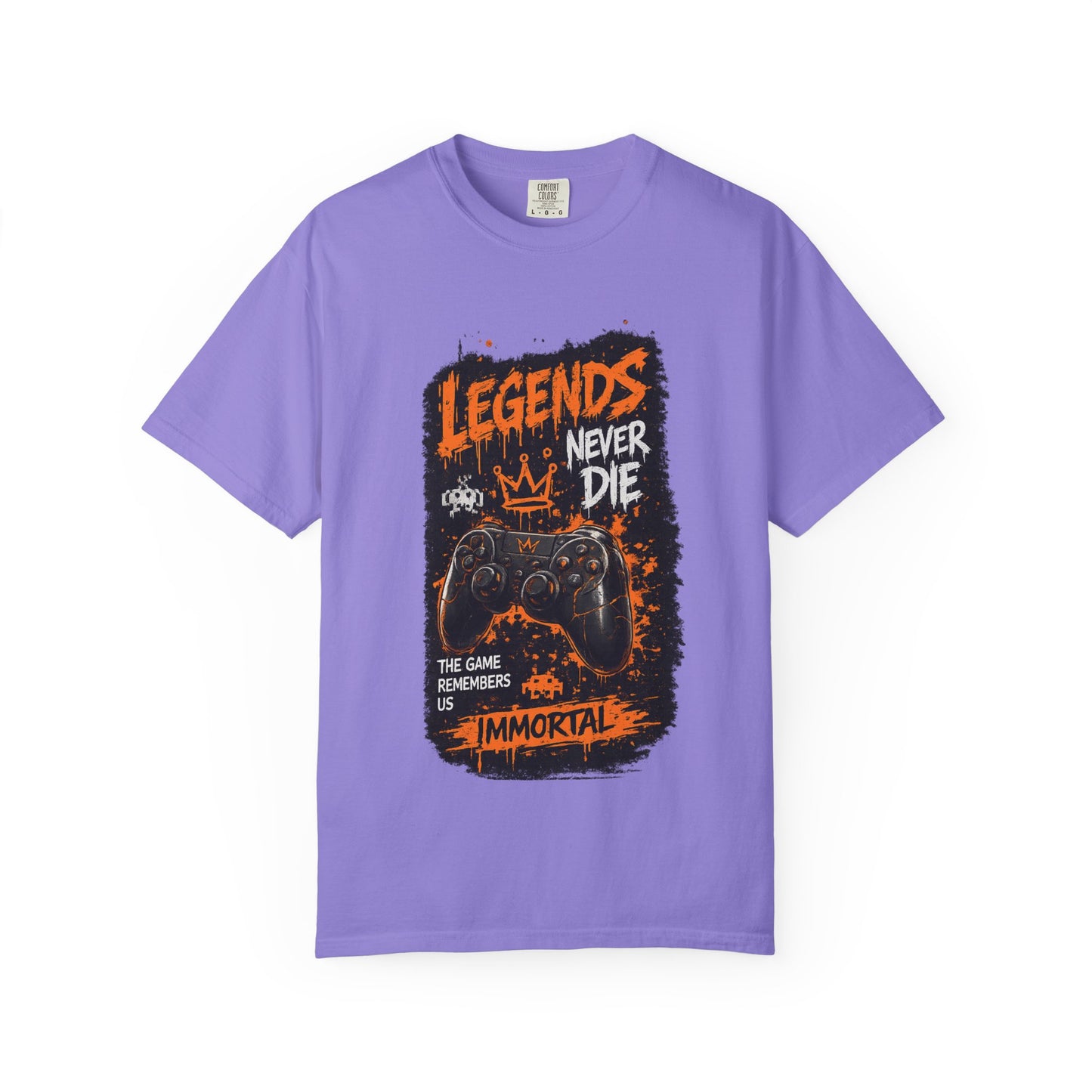 Legends Never Die Gamer T-Shirt – Immortal Video Game Controller Tee