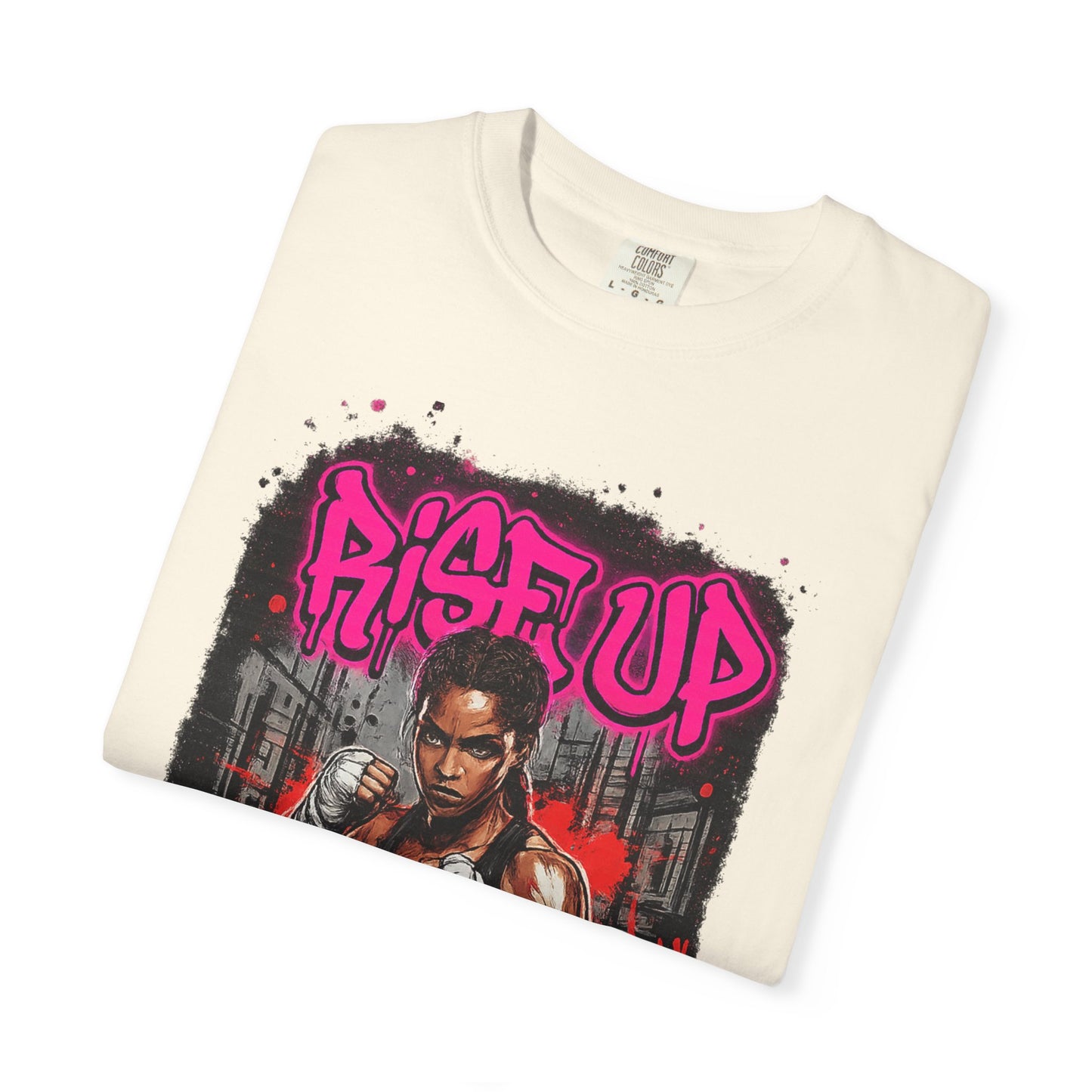 Rise Up UFC Graphic T-Shirt — 'Rise Up / No Fear' Motivational Streetwear