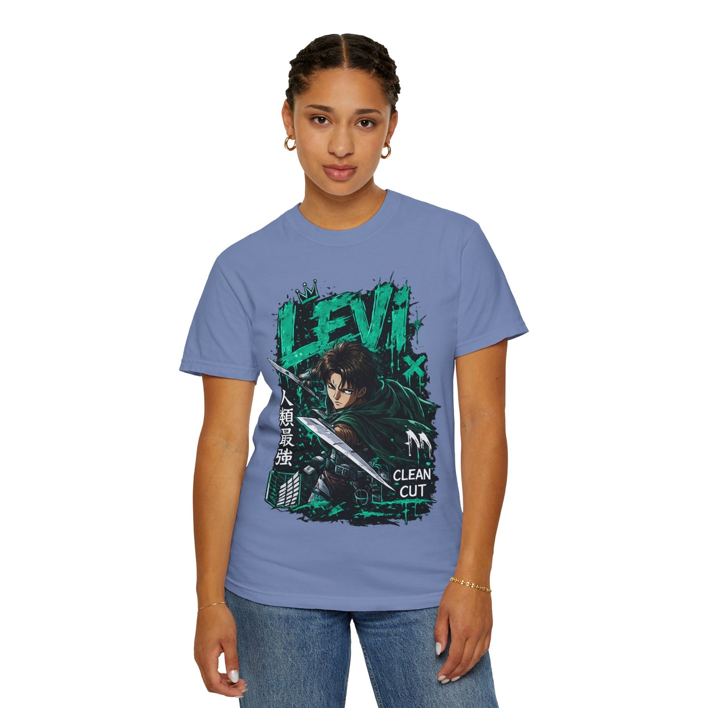 Levi Anime T-Shirt — 'Clean Cut' Attack Gear Tee