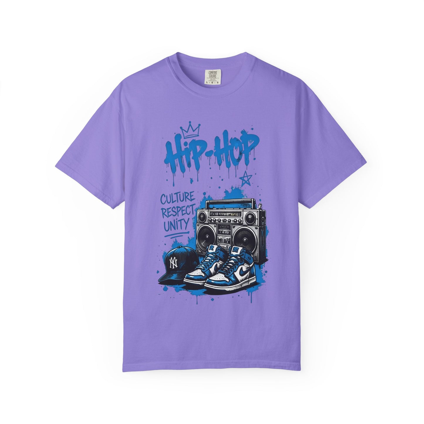 Hip-Hop Culture T-Shirt — "Hip-Hop: Culture Respect Unity" Graphic Tee