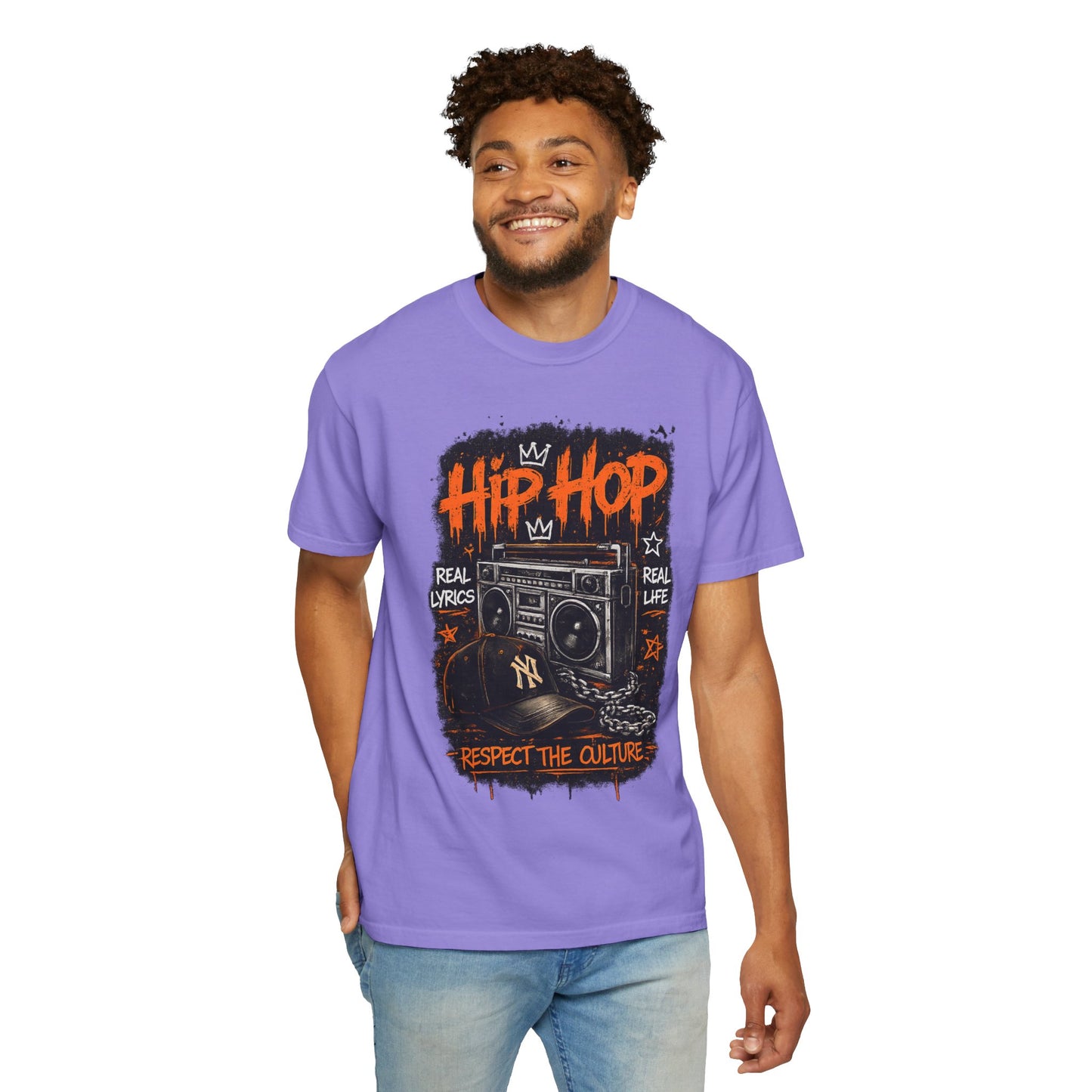 Hip Hop Boombox Respect the Culture T-shirt | Streetwear Music Tee