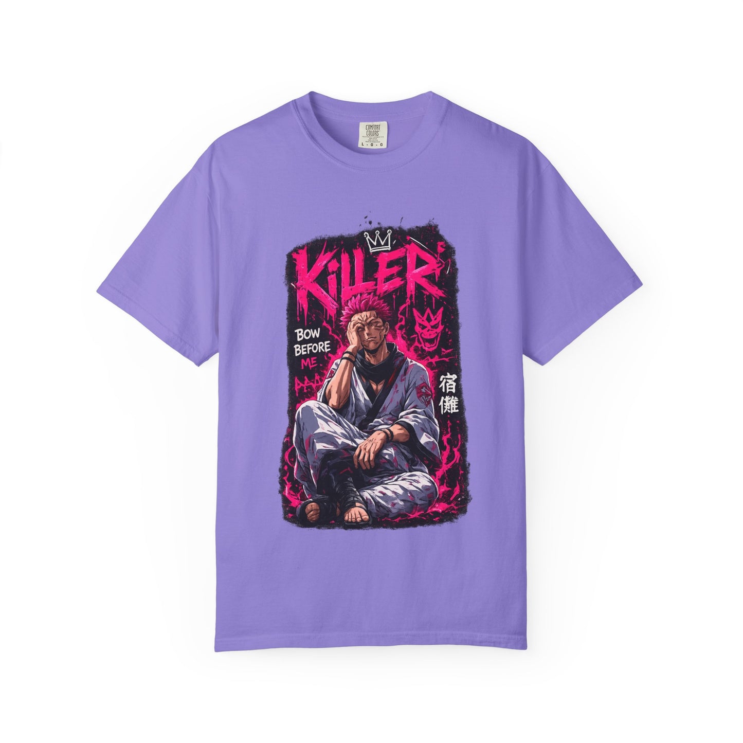 Killer Streetwear T-Shirt — 'Bow Before Me' Anime Graphic Tee