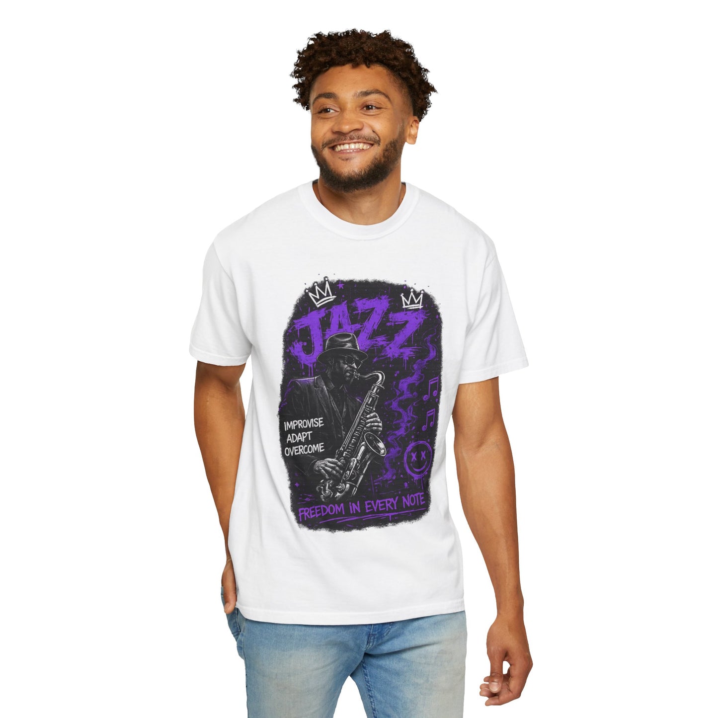 Jazz Saxophone T-Shirt — "Freedom in Every Note" Music Graphic Tee