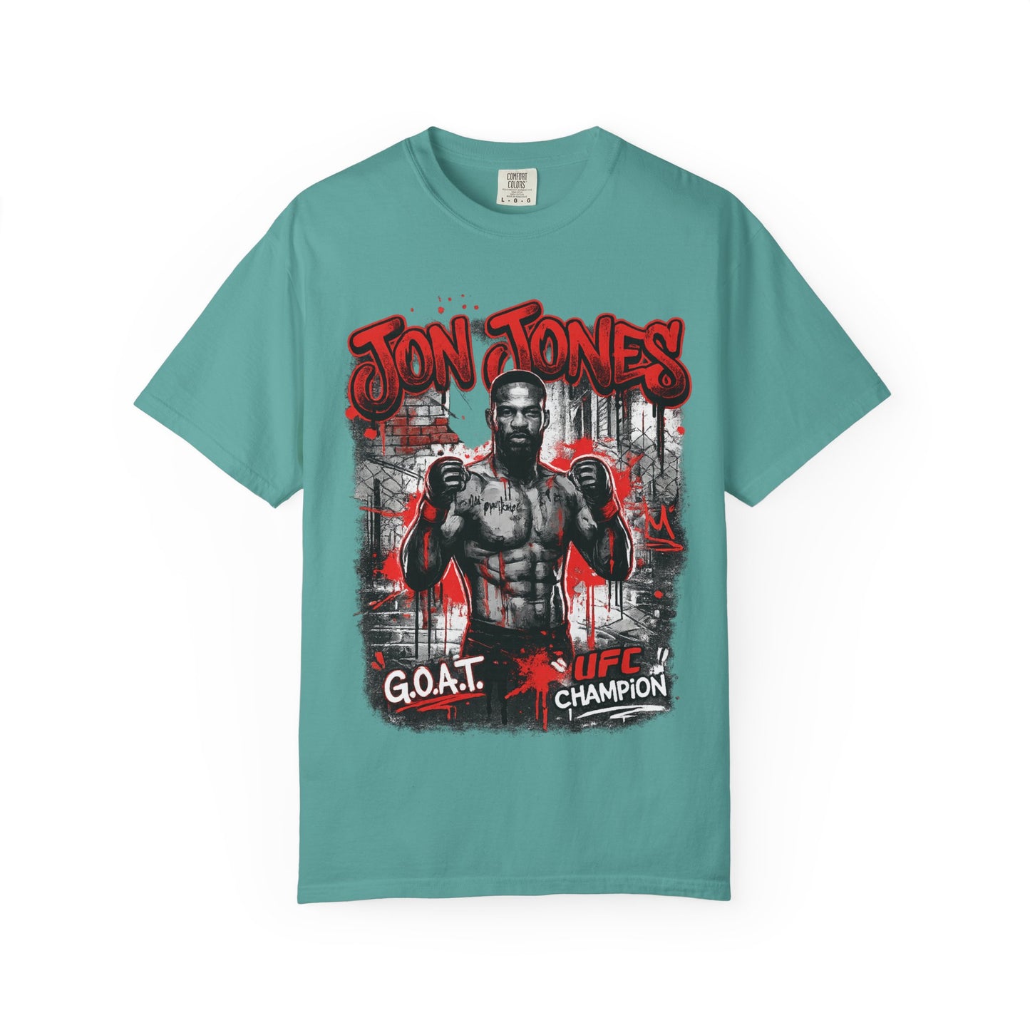 Boxing Champion Graphic T-Shirt — 'G.O.A.T. UFC Champion' Streetwear Tee