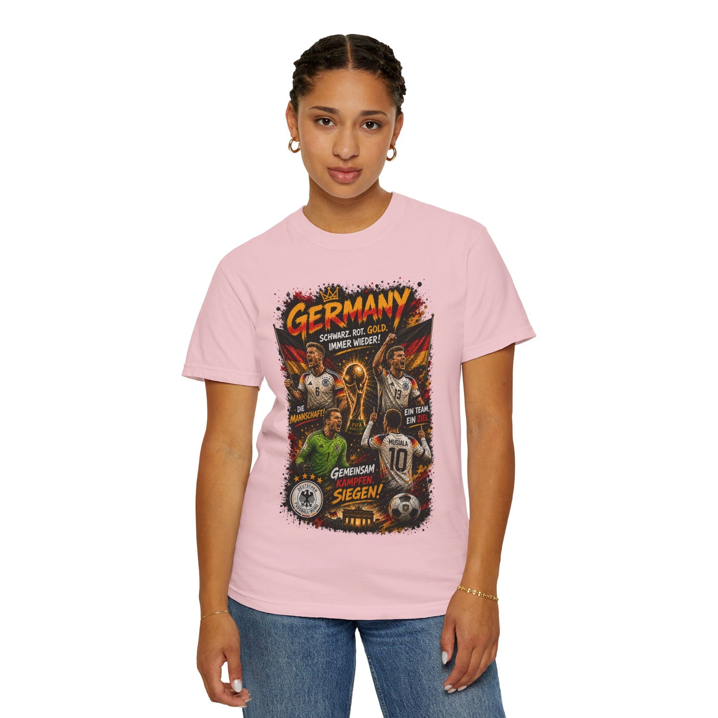 Germany Soccer Players Poster T-Shirt | World Cup Football Team Tee
