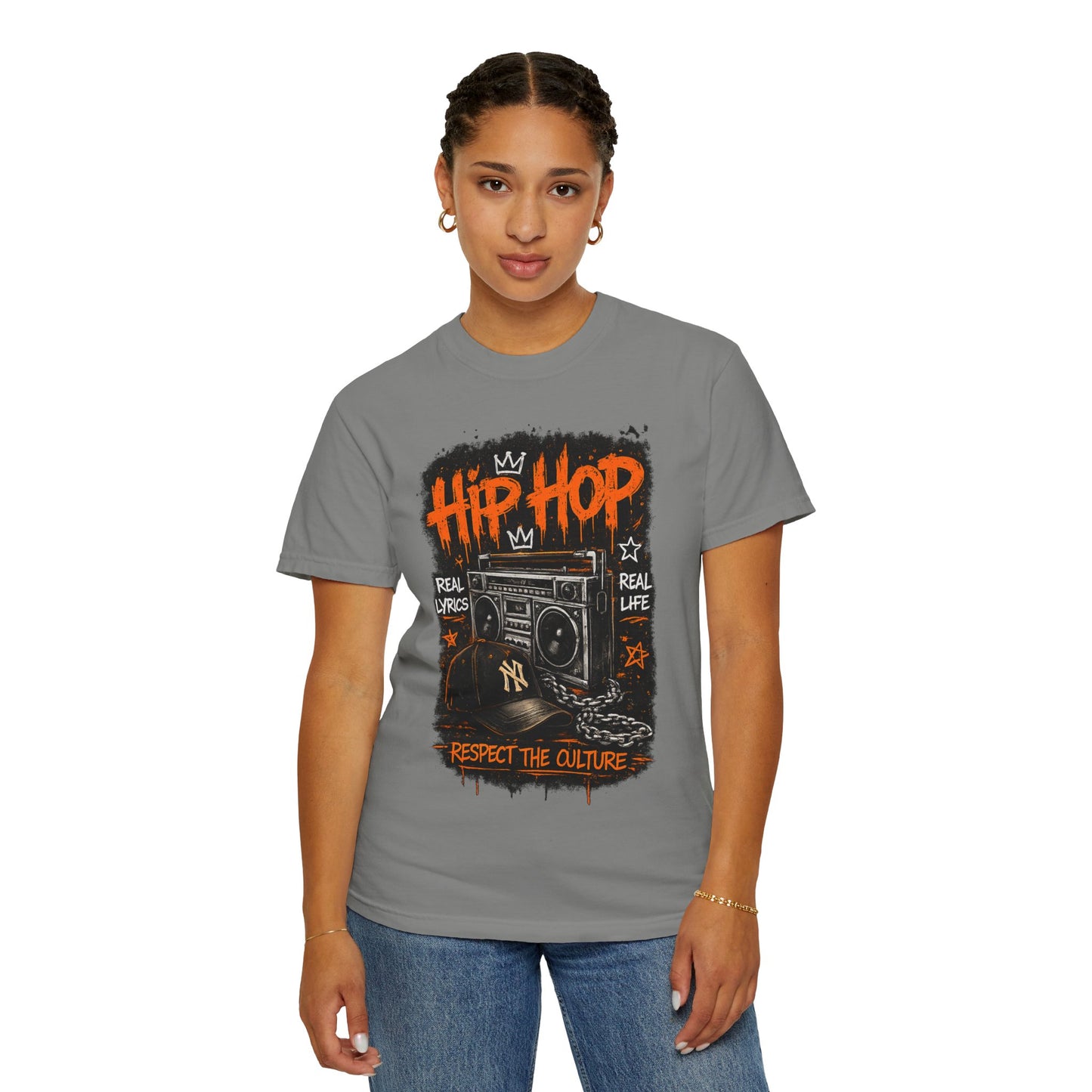 Hip Hop Boombox Respect the Culture T-shirt | Streetwear Music Tee
