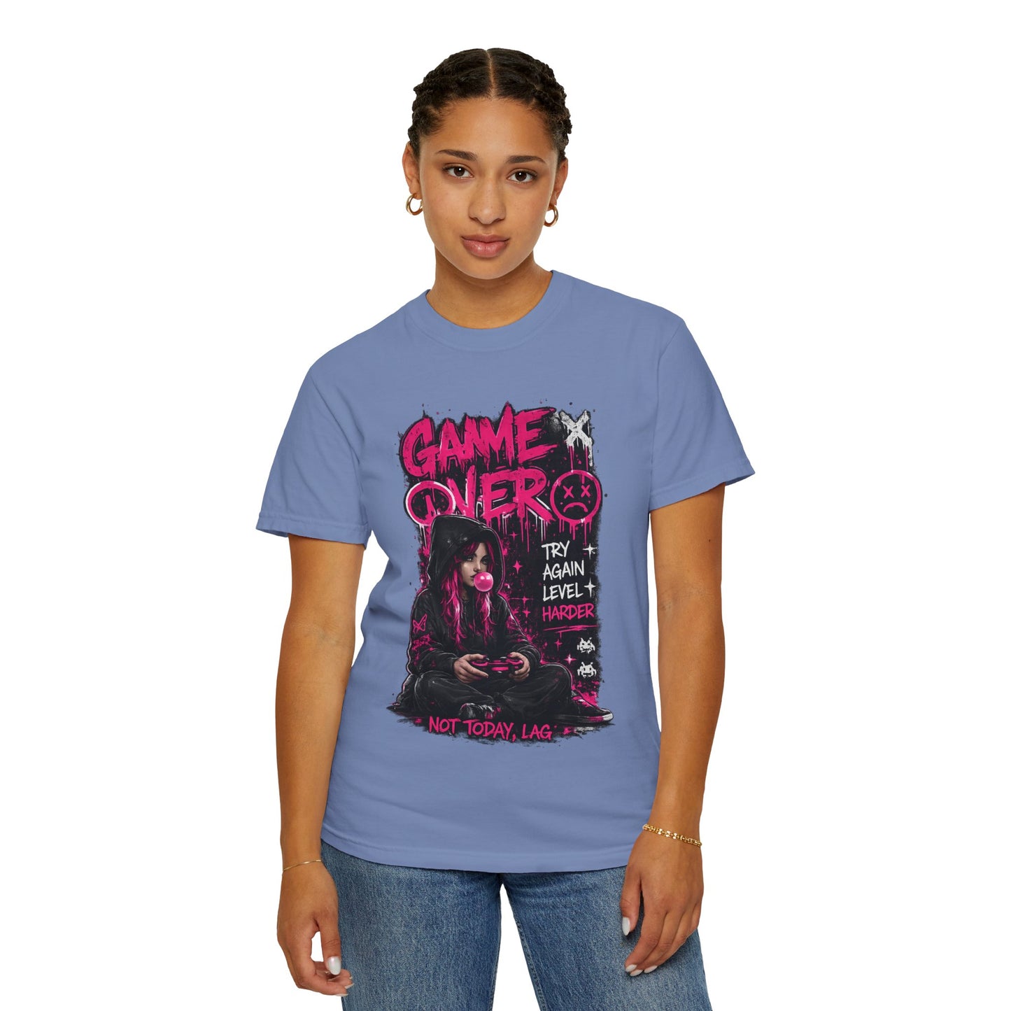 Game Over Graphic T-Shirt — 'Not Today, Lag' Gamer Tee