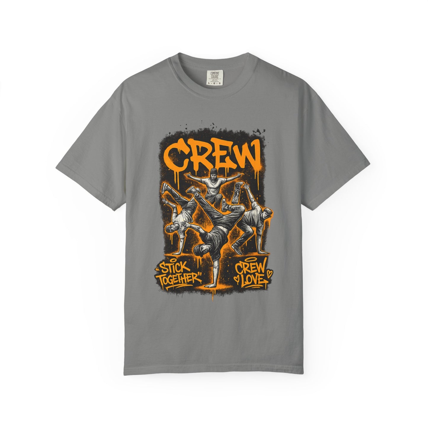 Crew Stick Together Graphic Tee — Skate Crew Vintage-Style Shirt