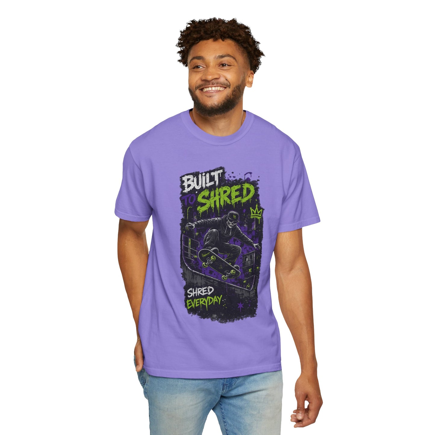 Built to Shred Skateboard T-Shirt — "Shred Everyday" Graphic Tee