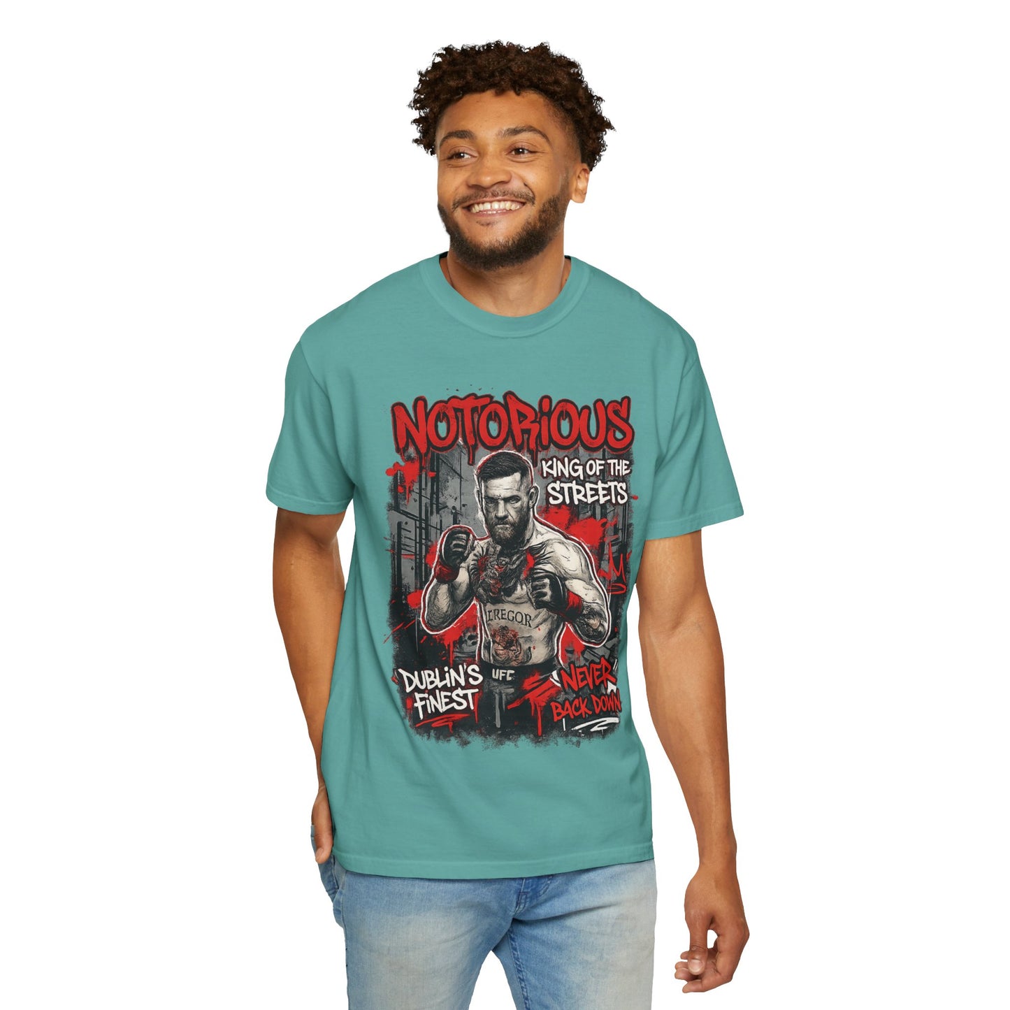 Notorious 'King of the Streets' T-Shirt — Dublin's Finest Boxing Graphic Tee