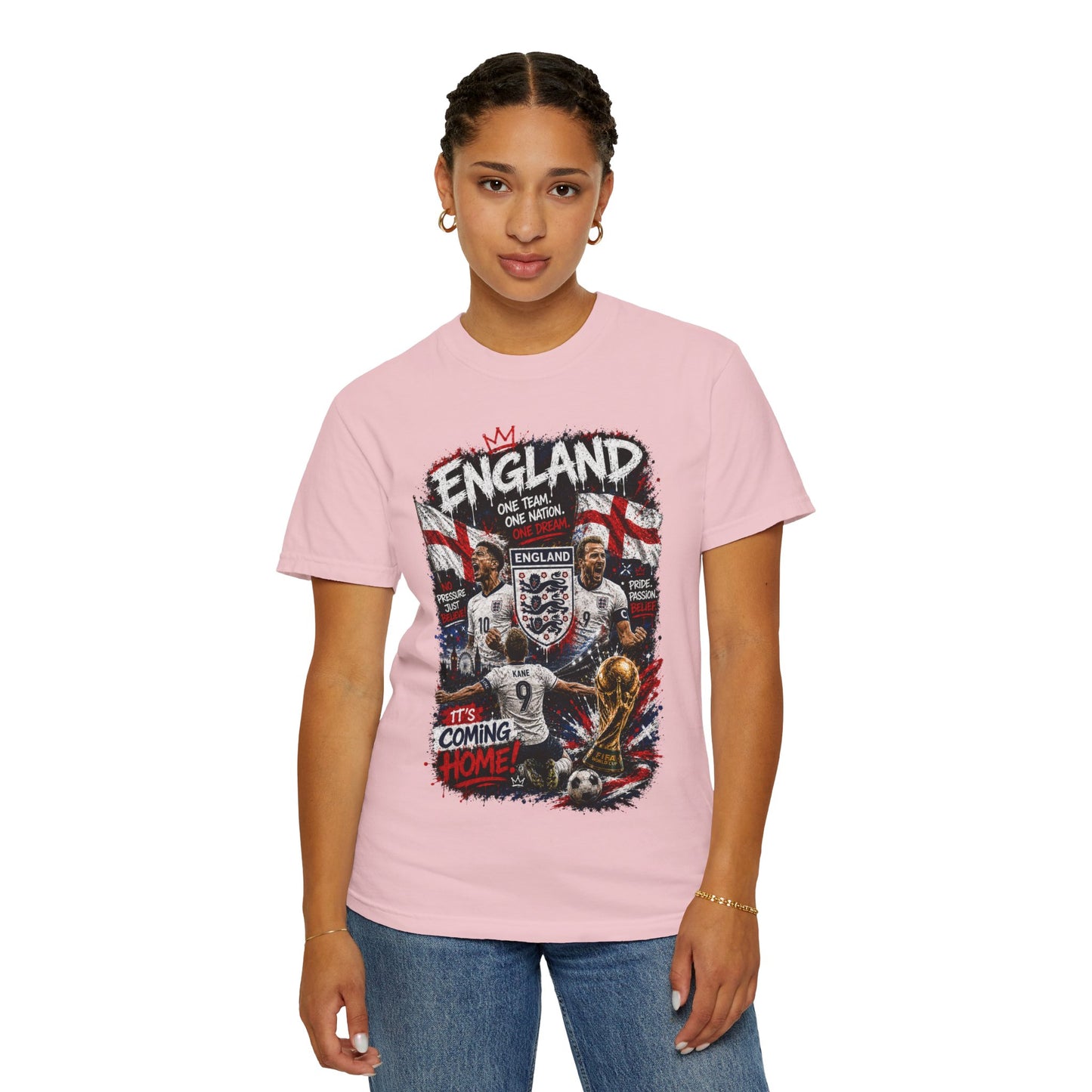 England Football Squad T-shirt | It’s Coming Home World Cup Soccer Tee